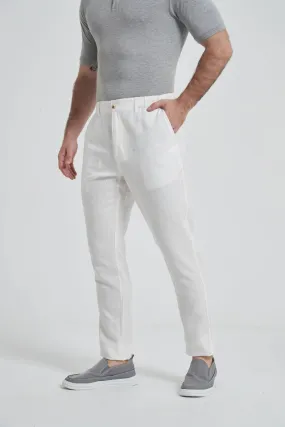 Leinenhose taillierter schnitt
