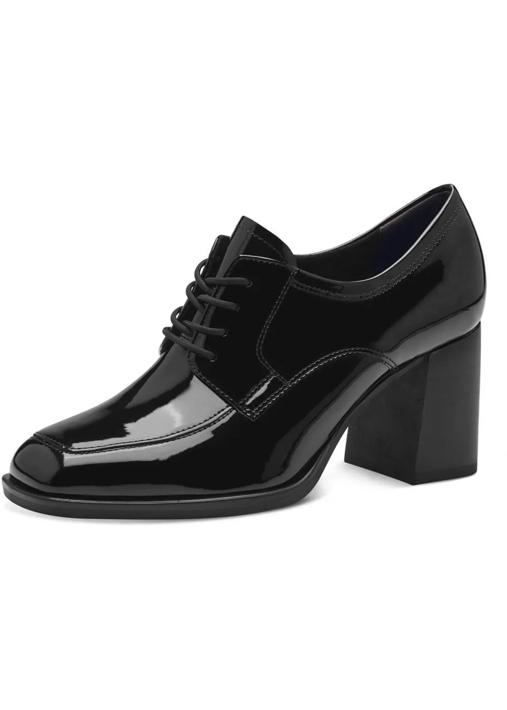 Tamaris Suzy Patent 60's Stiefeletten Schwarz