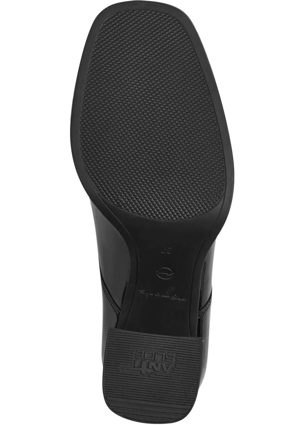 Tamaris Suzy Patent 60's Stiefeletten Schwarz