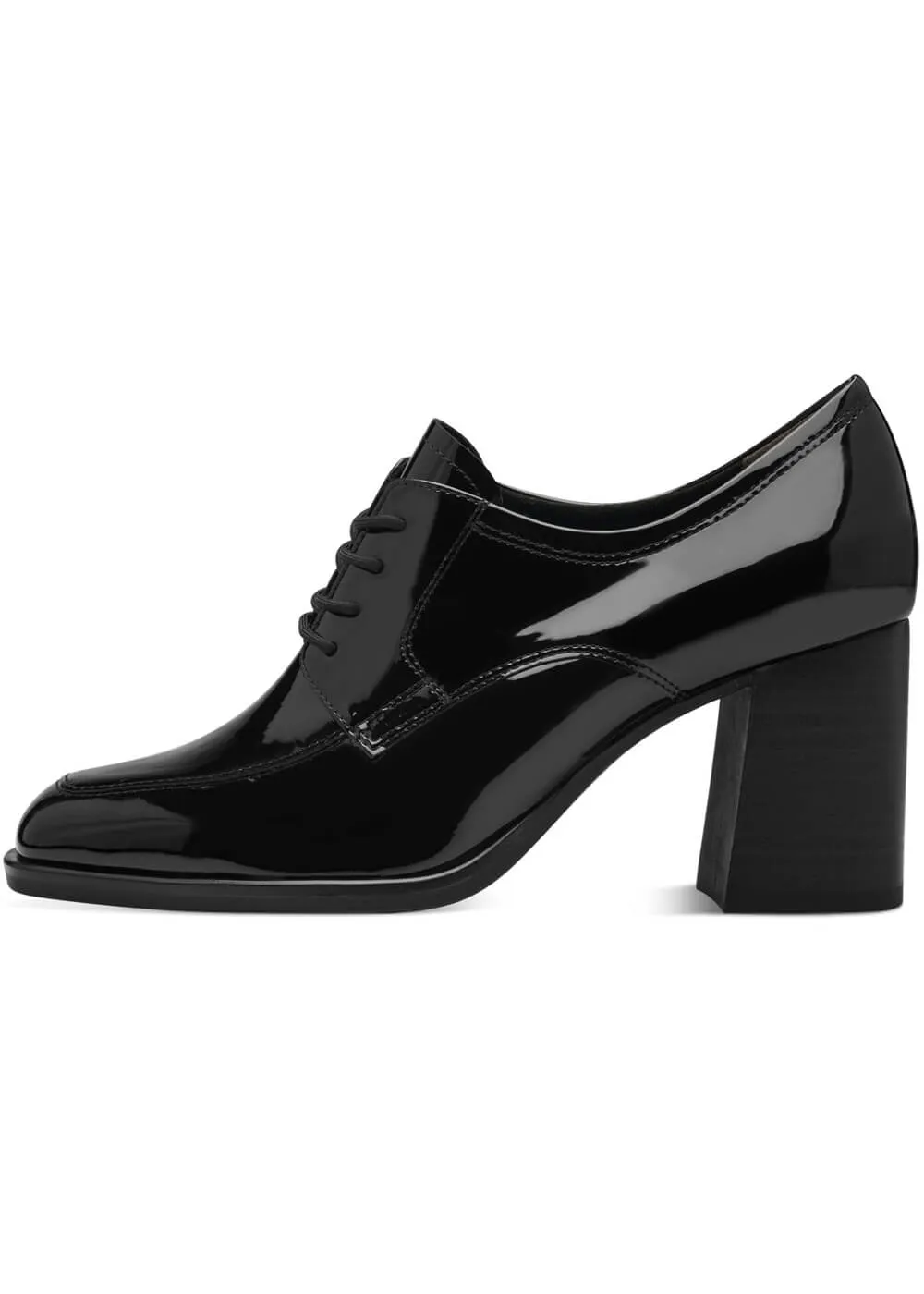 Tamaris Suzy Patent 60's Stiefeletten Schwarz